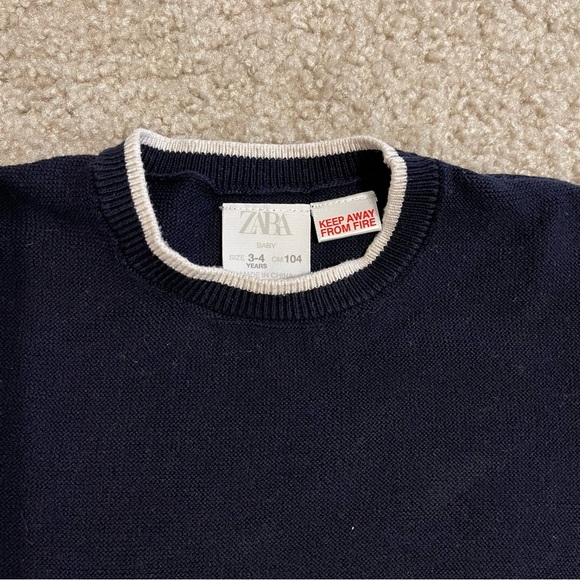 Zara Kids Basic Knit Sweater - Picture 3 of 3